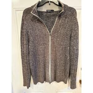 Polo full zip 100% cotton sweater